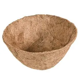 14-Inch Round Coco Fiber Plant Basket Liner Indoor Outdoor Gardening Green Thumb