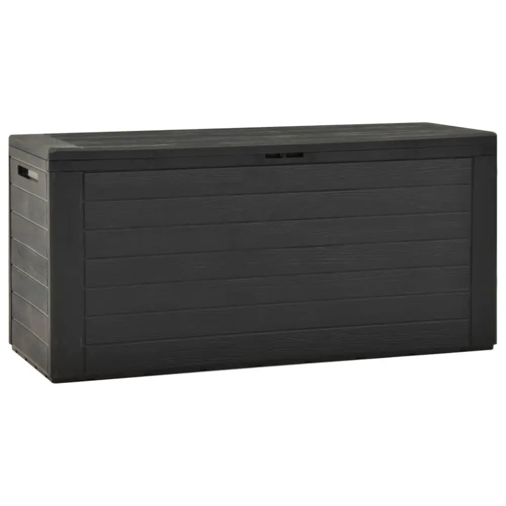 Anthracite Garden Storage Box 116x44x55 cm