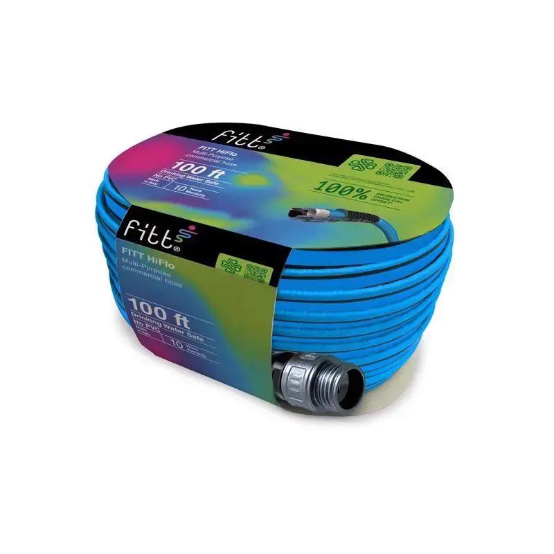 Fitt HiFlo 100 ft Medium Duty Commercial Grade Lightweight Garden Hose