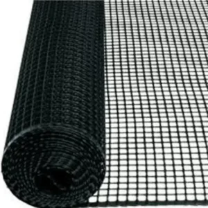 Tenax 62071079 Black Hardware Net 3 Feet High x 15 Feet Long Durable Plastic Mesh Fencing Gardening