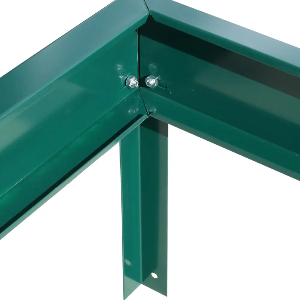 6.3' x 12.2' x 7' Polycarbonate Greenhouse Heavy Duty Outdoor Aluminum Frame g-h