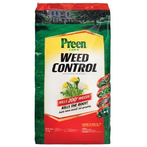 Preen Lawn Weed Regulation 30 lb Covers 15000 sq ft Weed Free Lawn