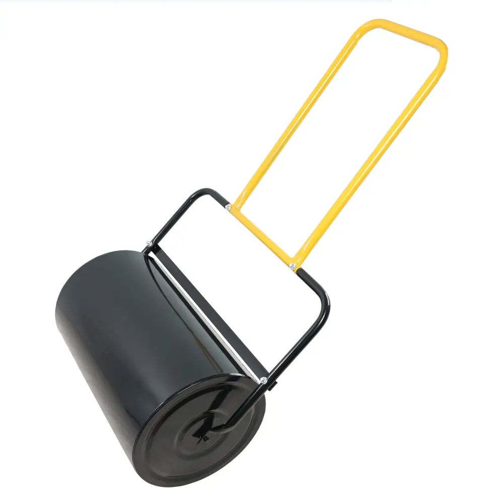 40 Litre High Capacity Lawn Roller Sand Or Water Filling Ergonomic Handle qdxfl