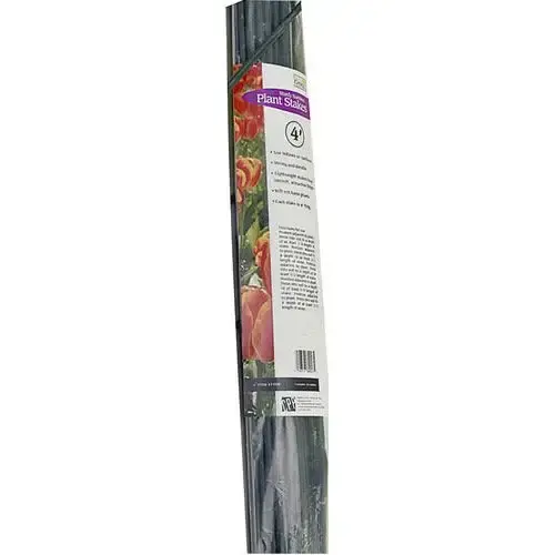 Gardener's Blue Ribbon BB4 Green Bamboo Plant Stakes 4' Gardening