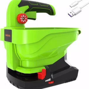 GARCARE 7.2V Cordless Seed Spreader - Capacity 3.3L. 2.0Ah Built- Battery. Charging Cable Included. Handheld Fertilizer. 2...