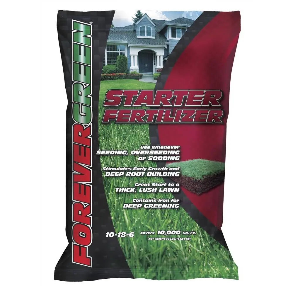 FOREVER GREEN Starter Lawn Fertilizer 10,000 sq ft 32 lb - New Grass Care
