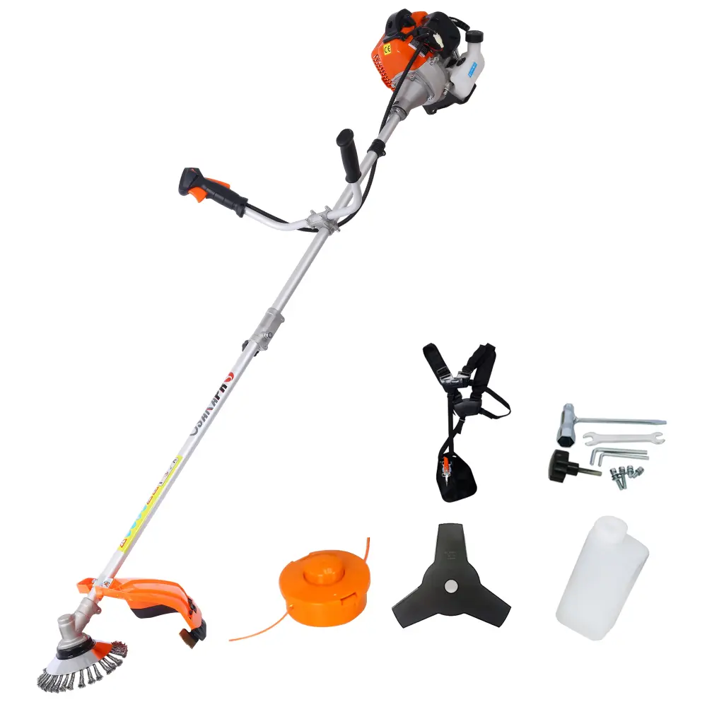 52Cc Weed Wacker Gas Powered 3 1 Multifunction String Trimmer 8 Inch Lawn Tool g-h